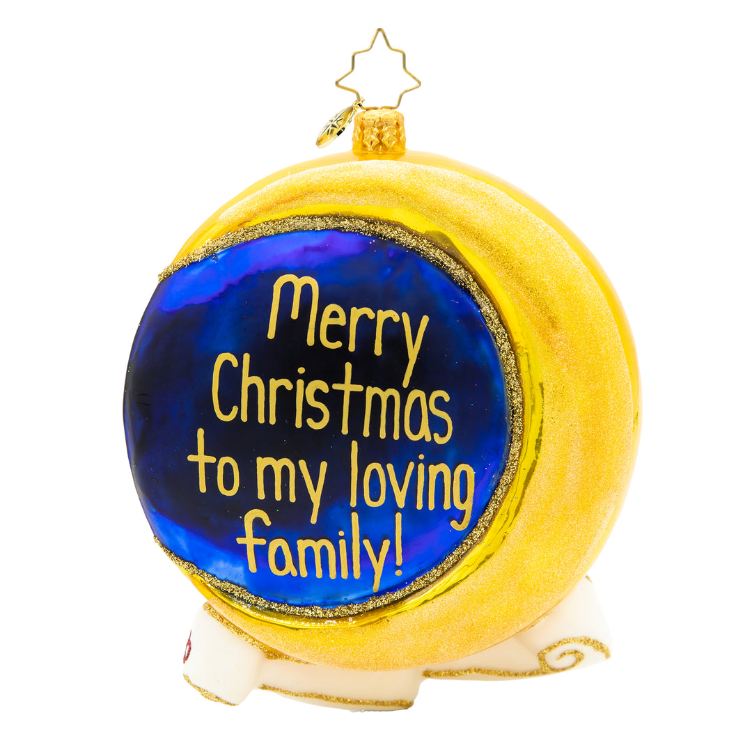 Crescent Moon Christmas Personalized