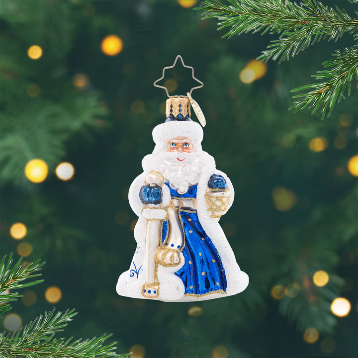 Cheerful Chinoiserie Santa Gem