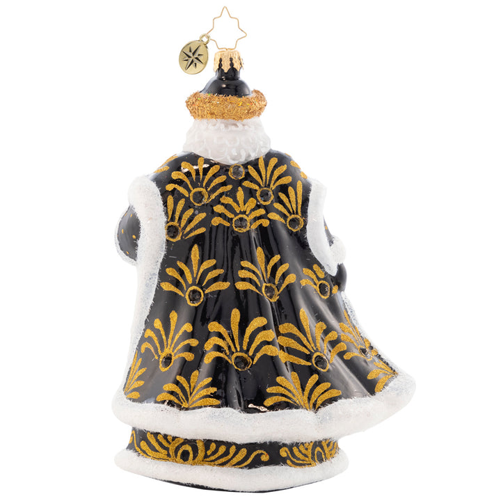 Ebony Elegance Santa Signed