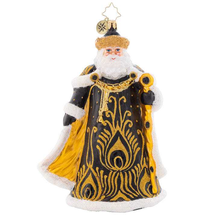 Ebony Elegance Santa Signed