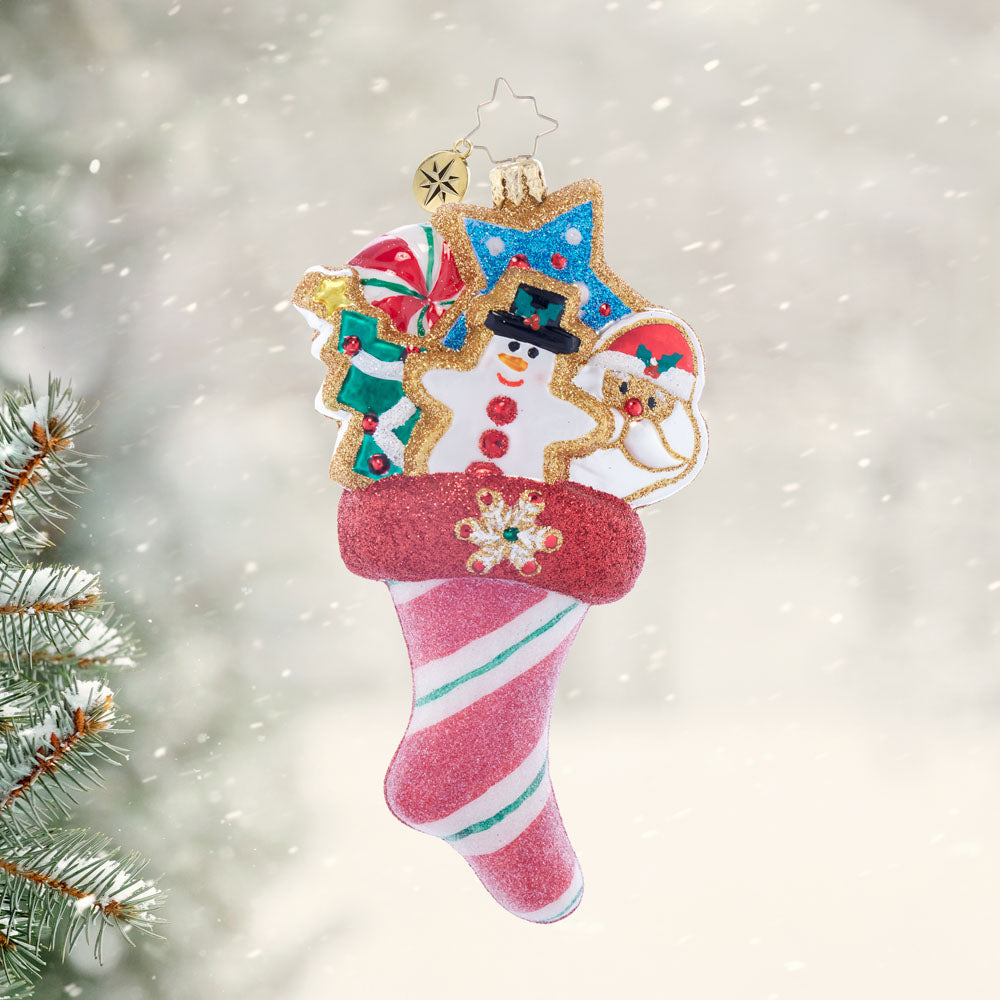 Front image - Santa's Sugary Stocking - (Stocking ornament)