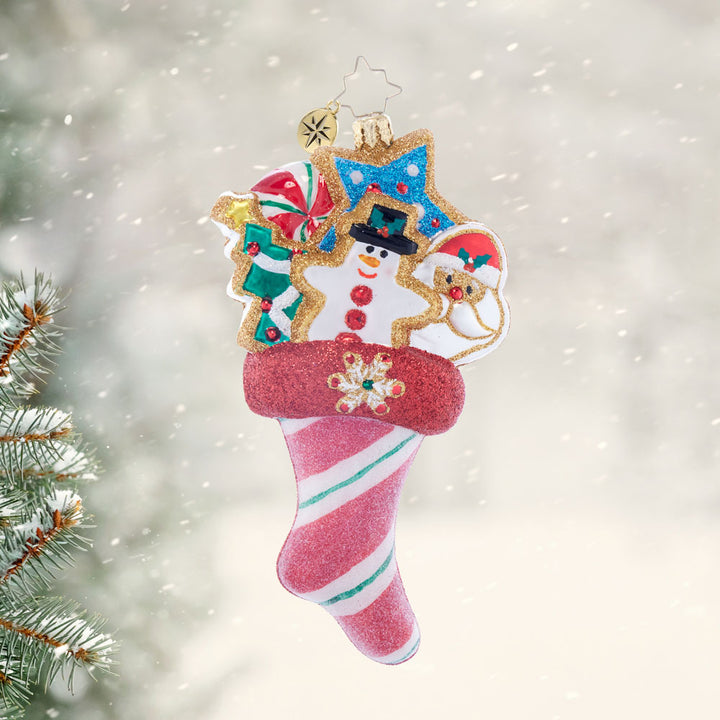 Front image - Santa's Sugary Stocking - (Stocking ornament)