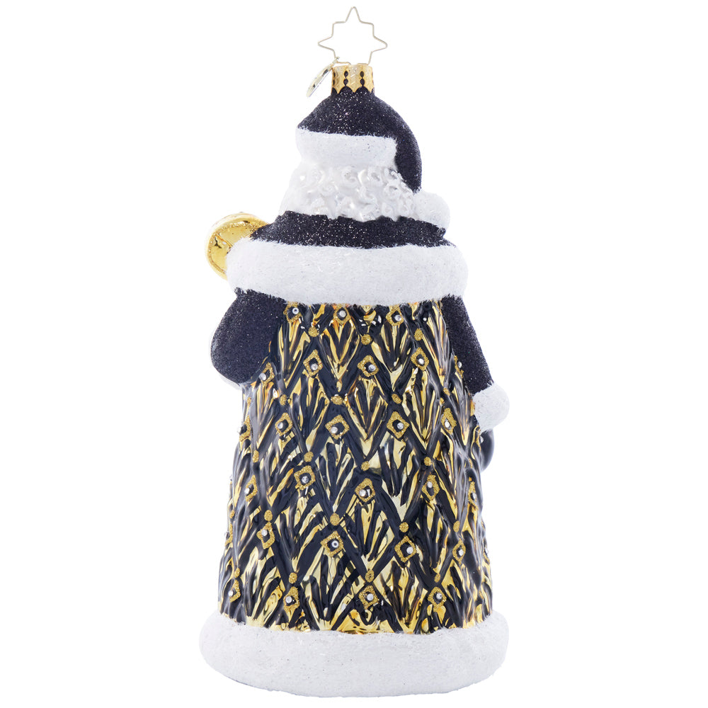 Front image - Art Deco Santa - (Santa ornament)