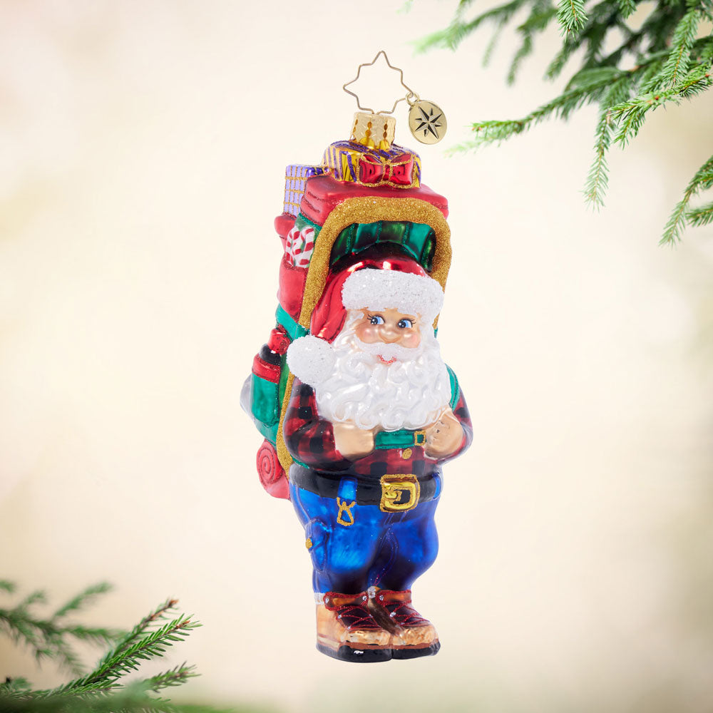 Front image - Santa's Trail Trek - (Backpacking Santa)