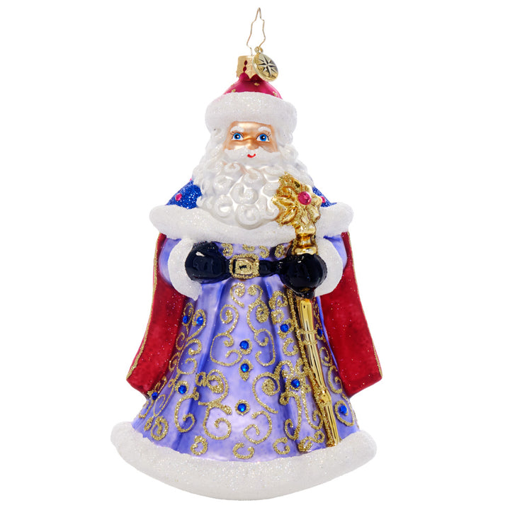 Front image - Regal Red Elegance - (Santa ornament)