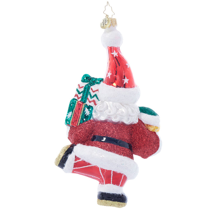Back image - Gifts for Brave Hearts - (Santa with gifts ornament)