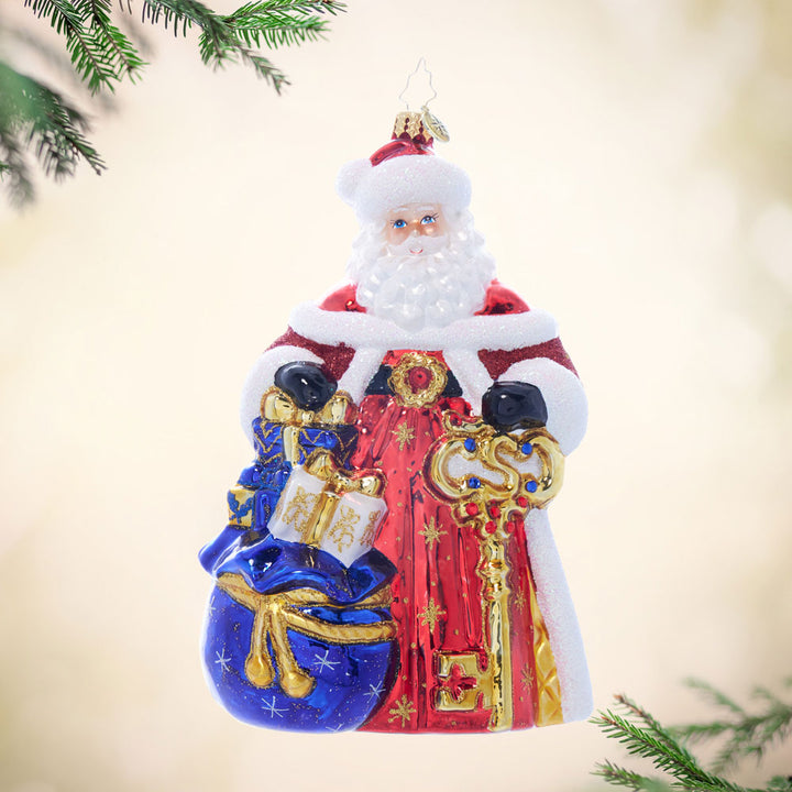 Front image - Unlocking Holiday Magic - (Santa ornament)