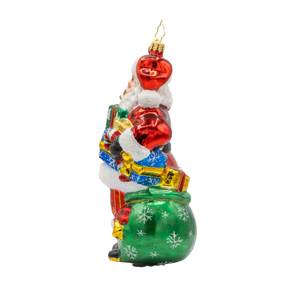 Quite A Handful Santa