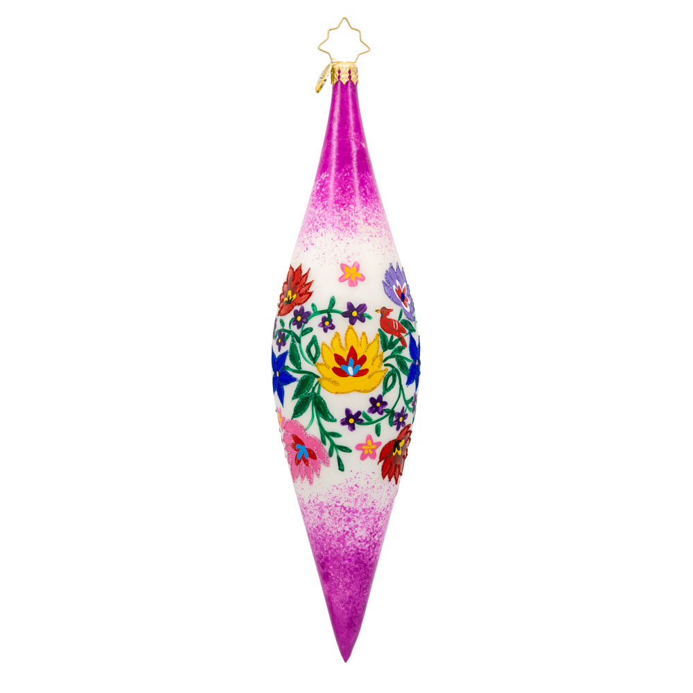 Front image - Purple Season's Gleamings - (Icicle ornaments)