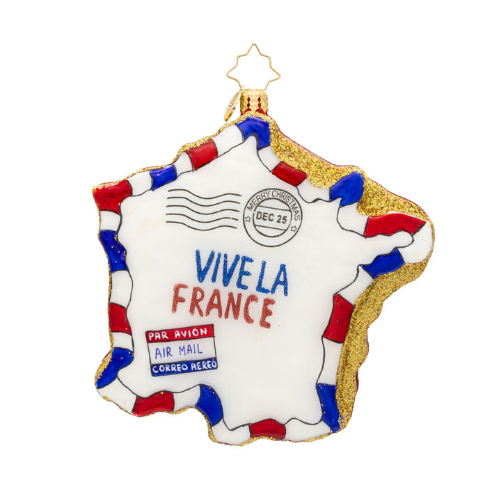 Back image - Vive La France - (Keepsake ornaments)