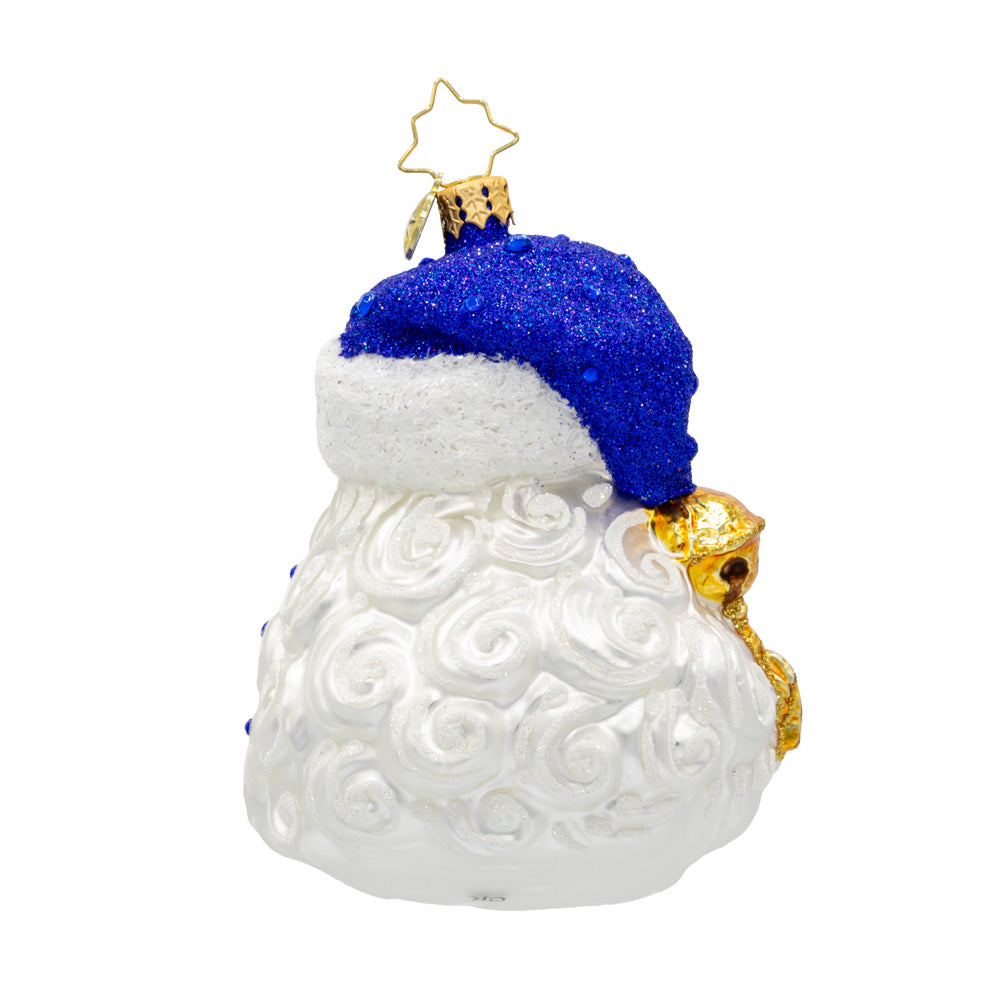 Back image - Birth Stone Santa Decemeber - (Santa face)