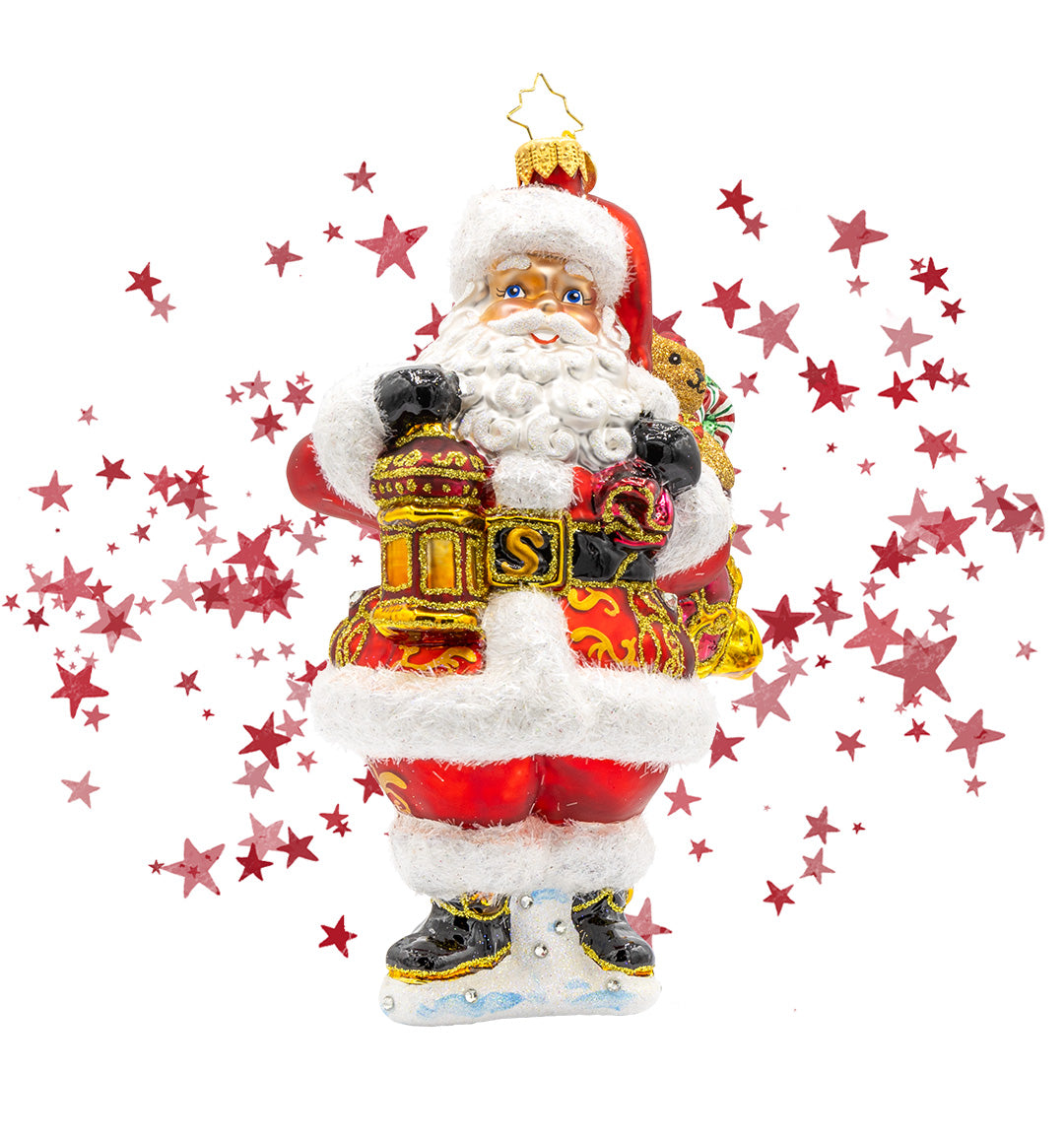 Traditional Santa Ornaments