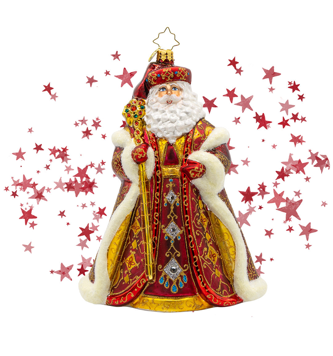 European Santa Ornaments