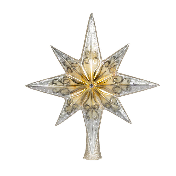 Star ombre tree-topper. View of back.