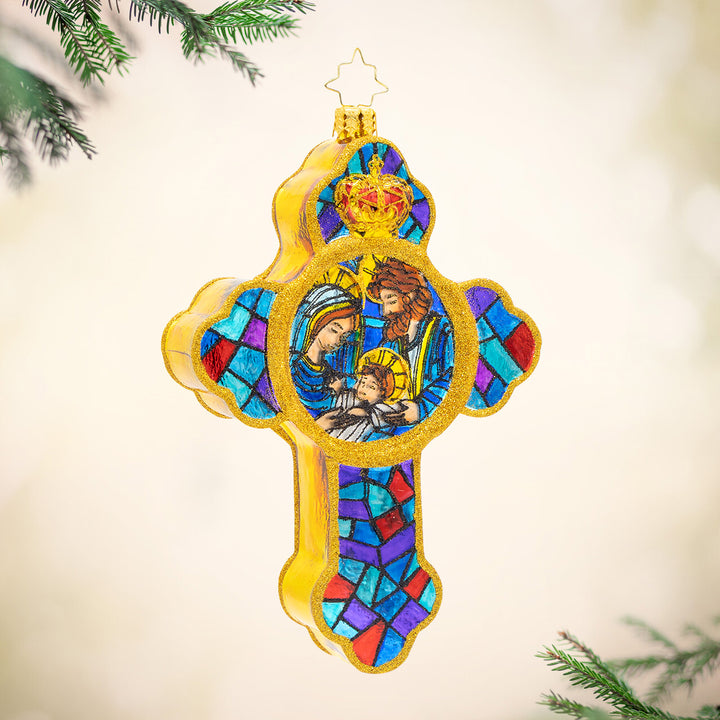 The Radiant Nativity Cross