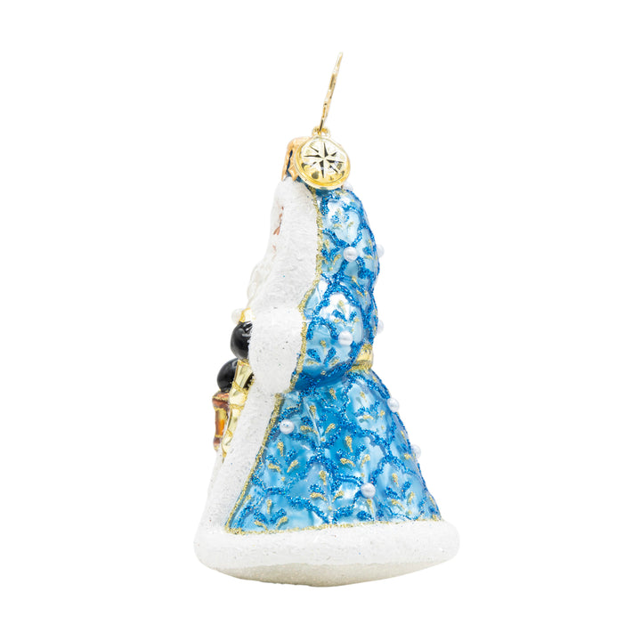 Gilded Grandeur Santa Gem