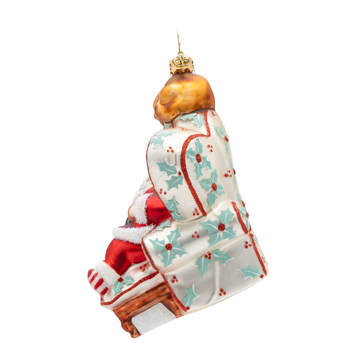Cat Nap Santa