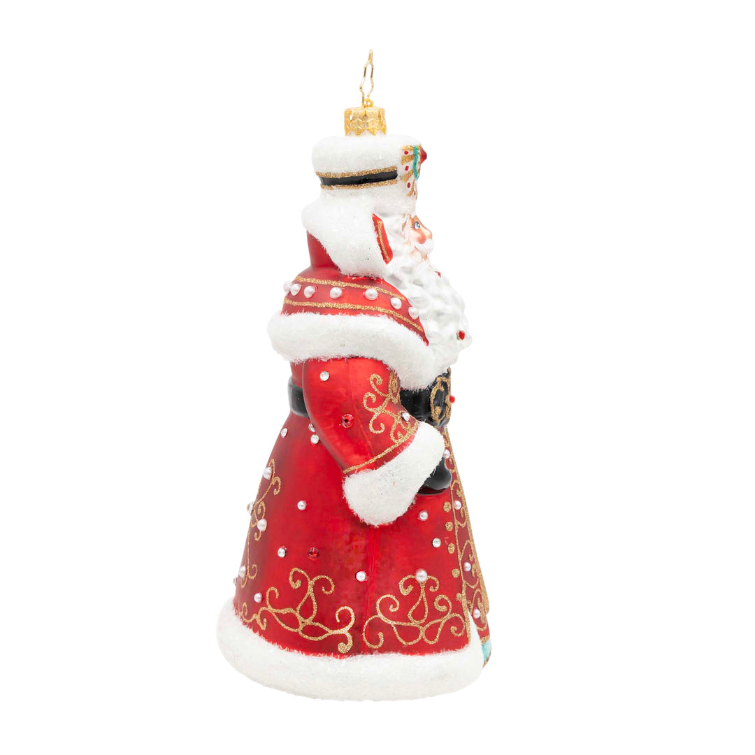 Gilded Majesty Santa Signed