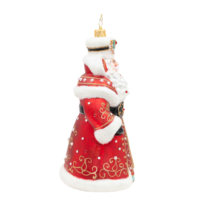 Gilded Majesty Santa Signed