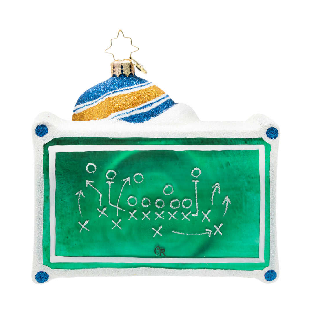 Blue and Yellow Holiday Huddle
