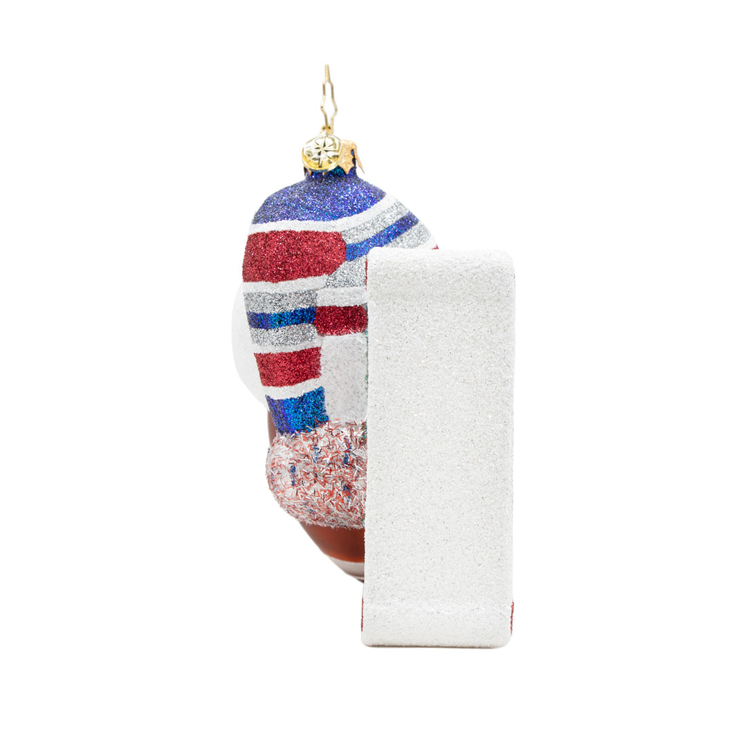 White, Red and Blue Holiday Huddle