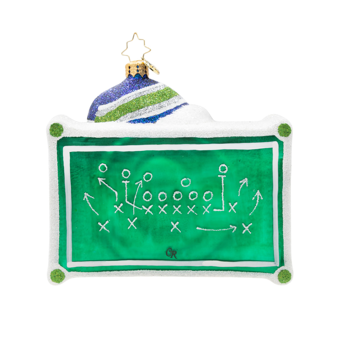 Green and Blue Holiday Huddle