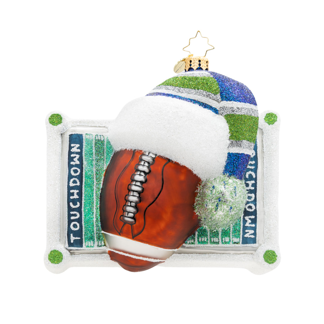 Green and Blue Holiday Huddle