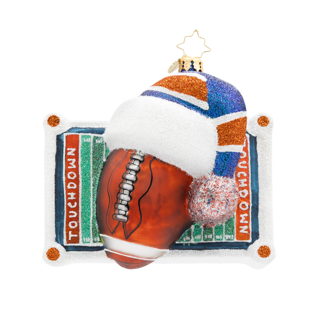 Orange and Blue Holiday Huddle