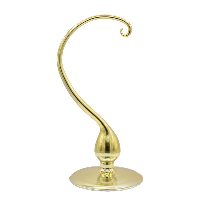 Small Glass Ornament Stand - Gold