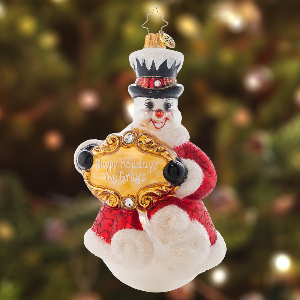 Frosty Friend Personalized