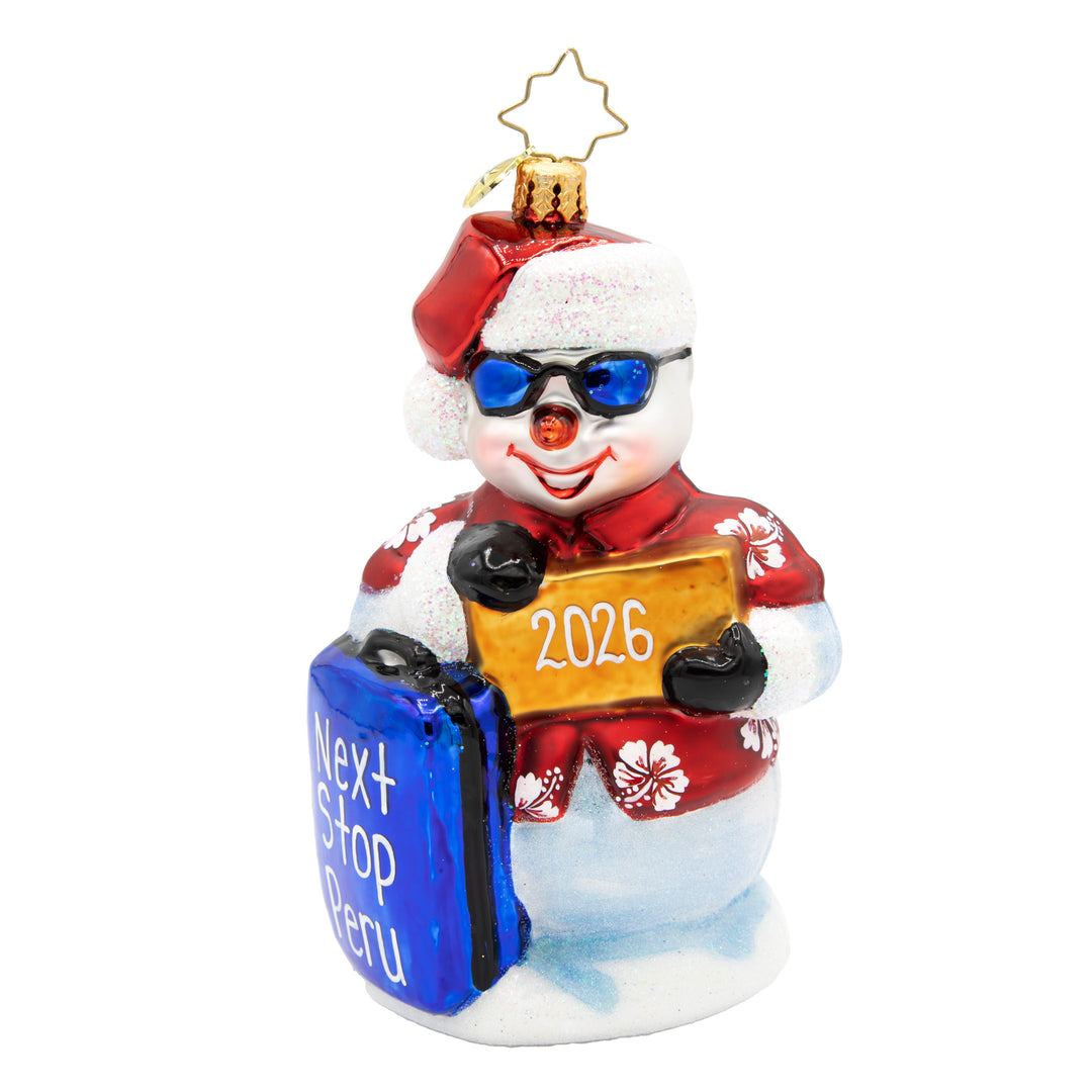 Out of Office Snowman Personalized