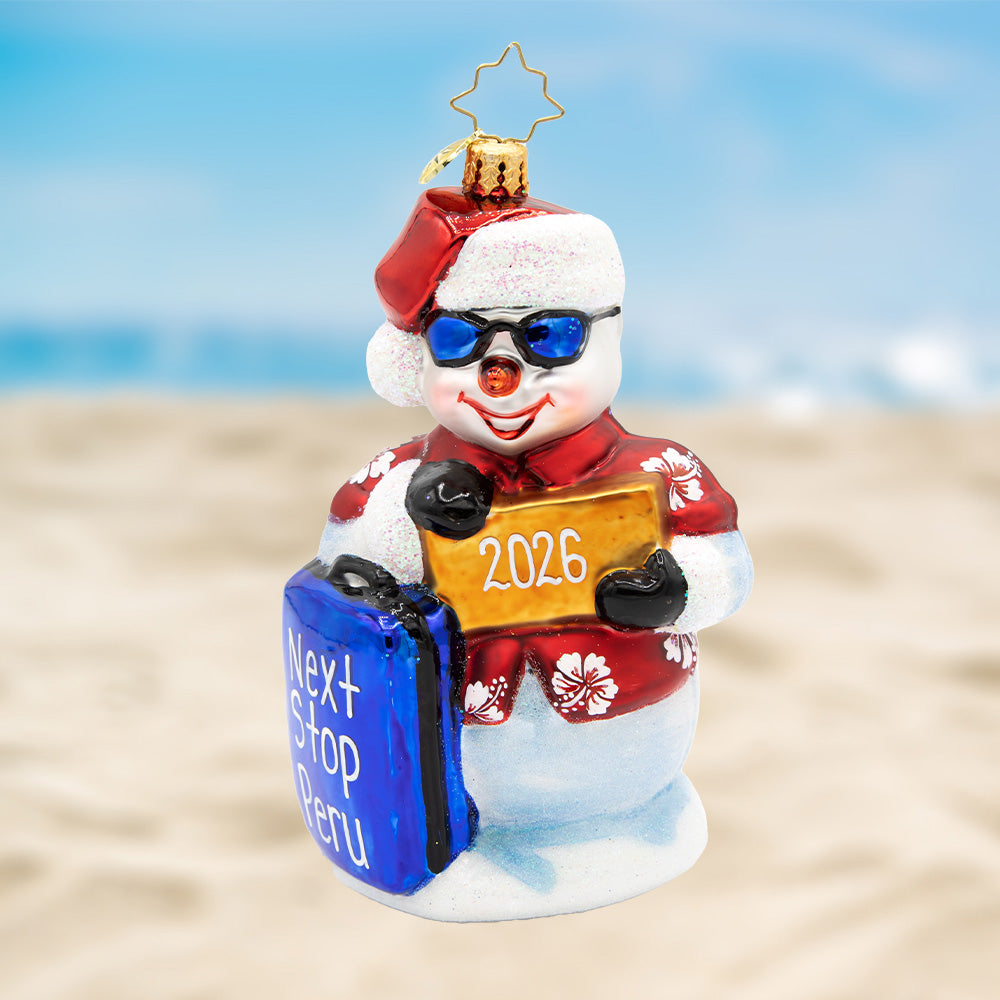 Out of Office Snowman Personalized