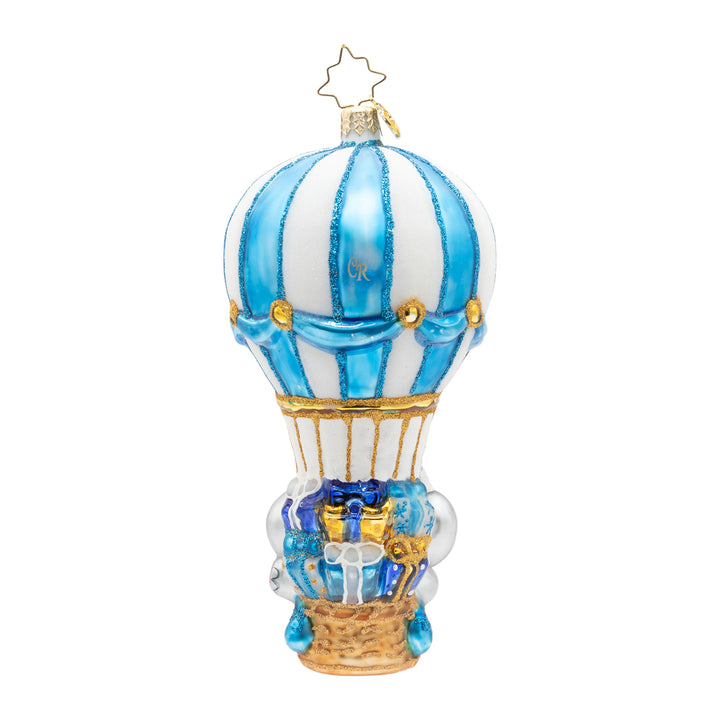 Baby Blue Balloon Adventure Personalized