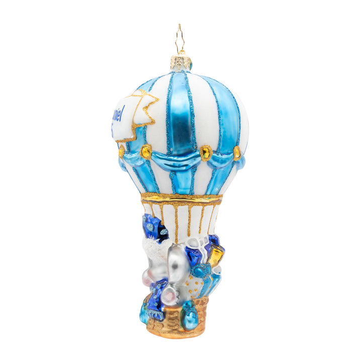 Baby Blue Balloon Adventure Personalized