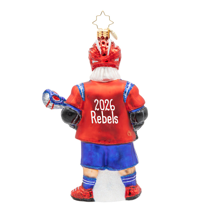 The Lacrosse Claus Personalized