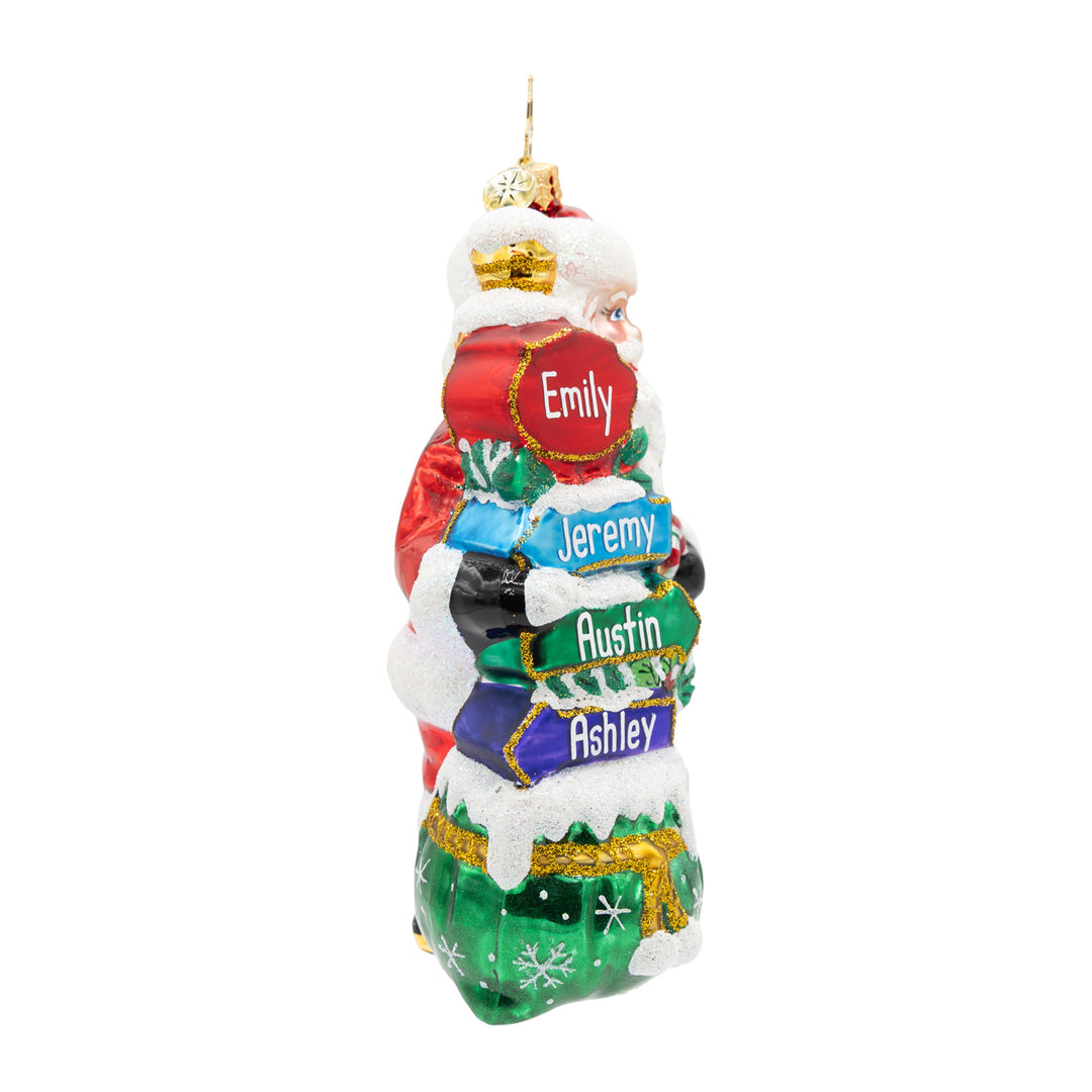 Sign of the Seasons Santa Personalized