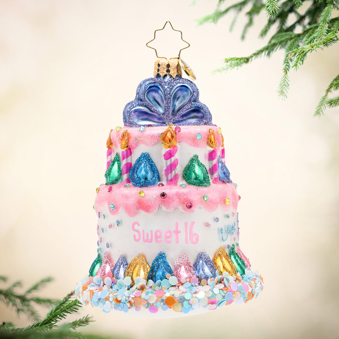 Birthday Bash Bauble Personalized