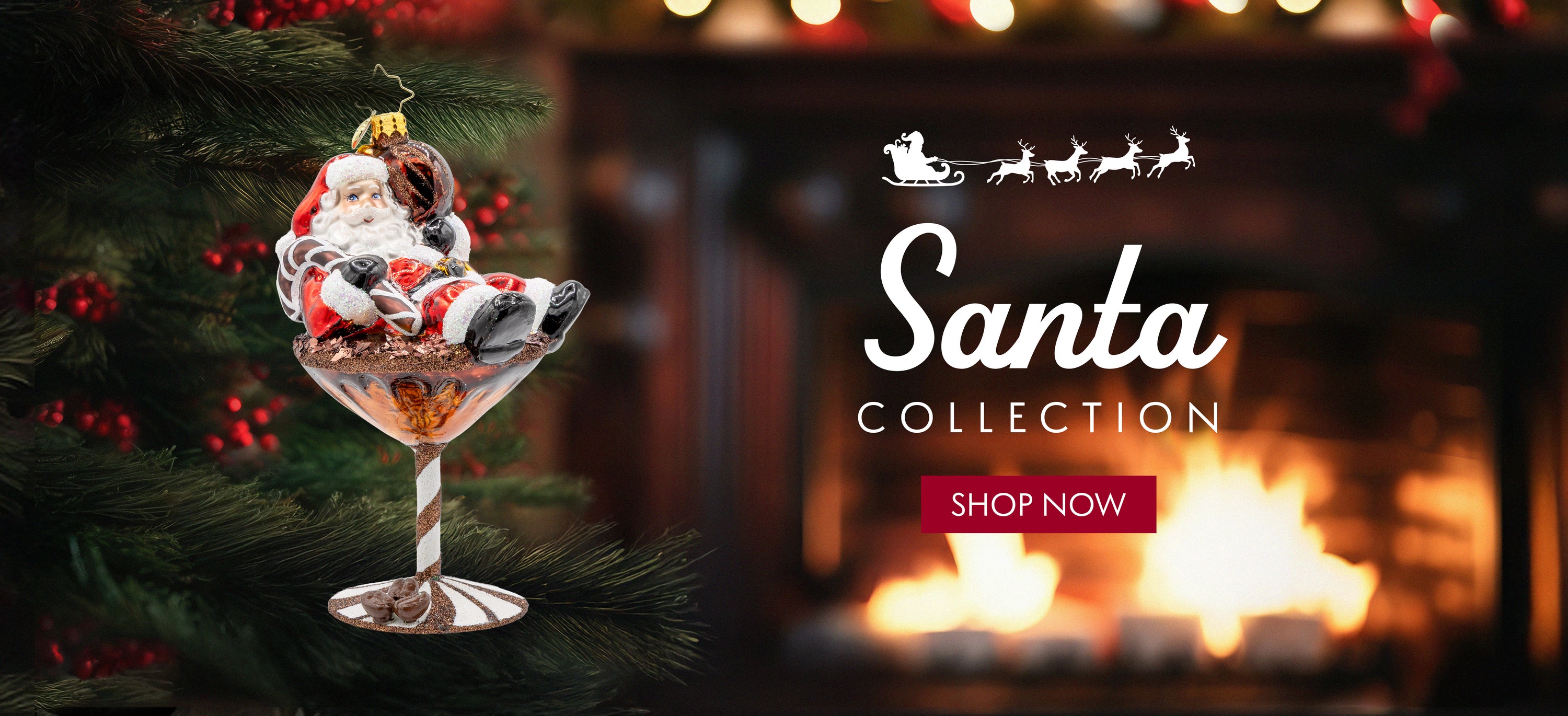 Christopher Radko Santa Ornaments Shop Now