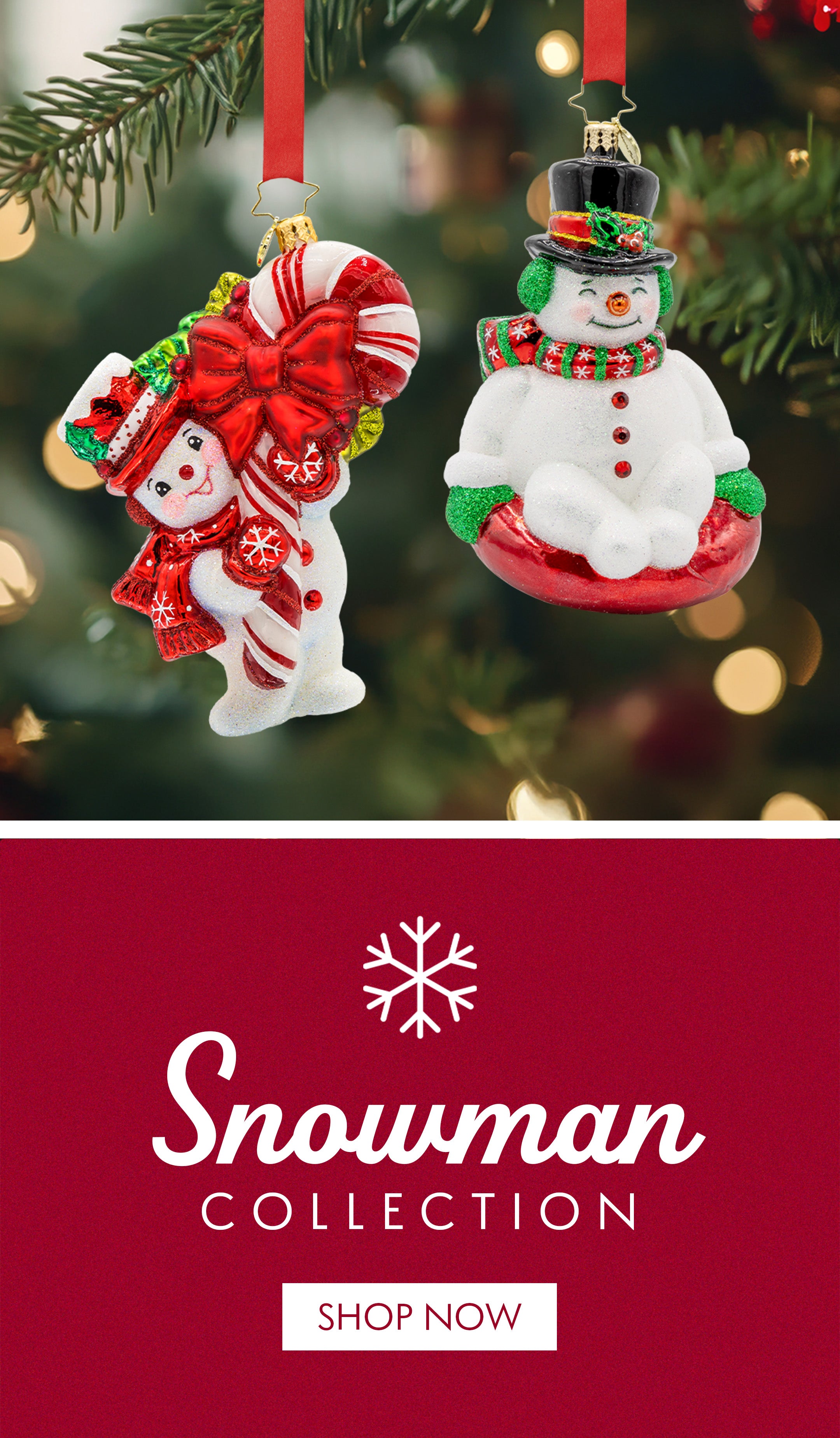 Snowman Ornament Collection Shop Now