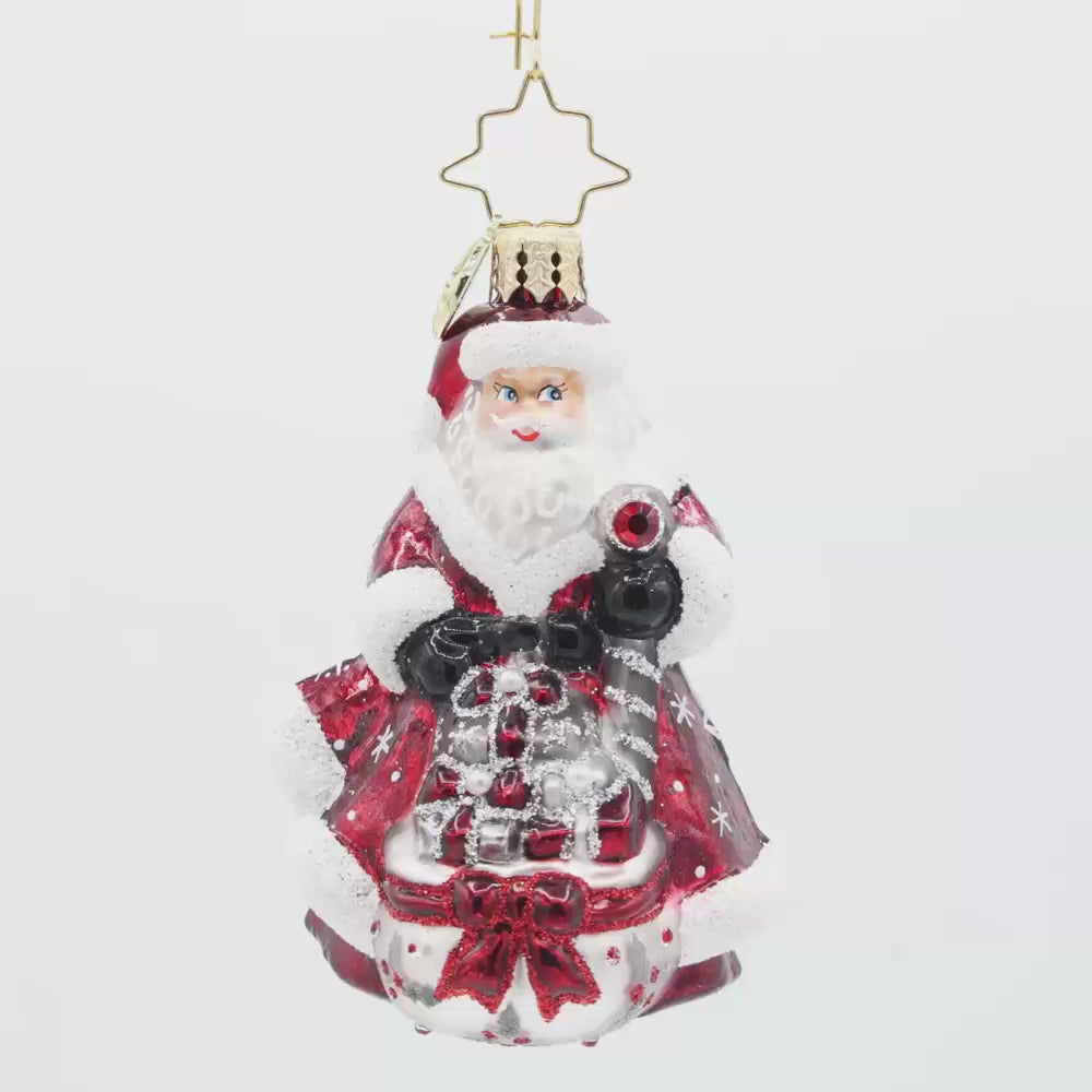 Frosty Fawn Santa Gem