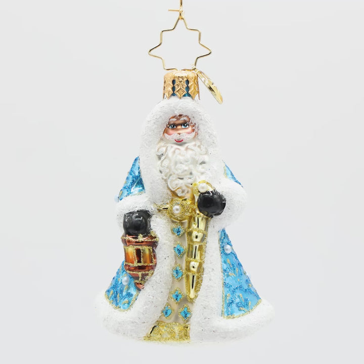 Gilded Grandeur Santa Gem