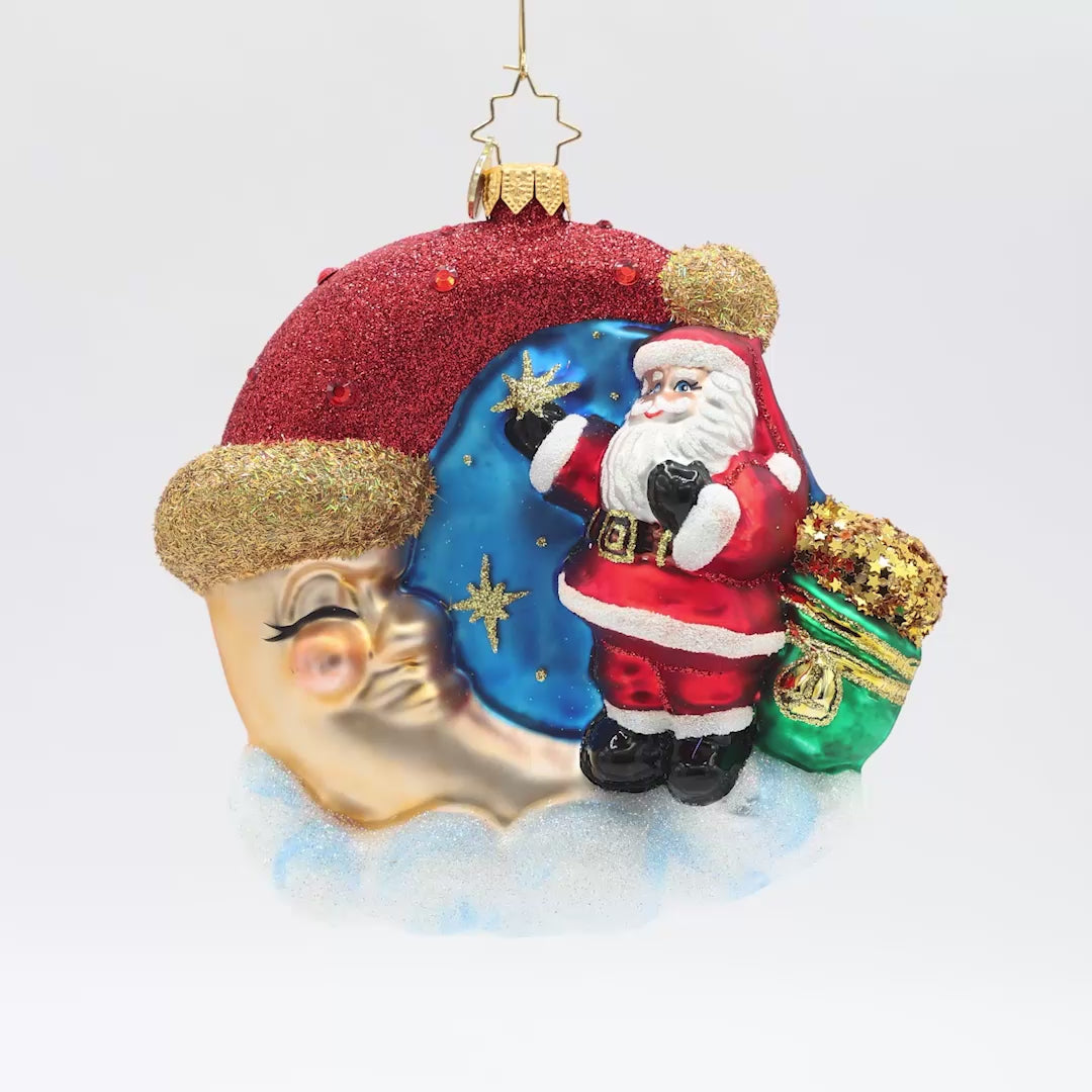 Crescent Wishes Santa