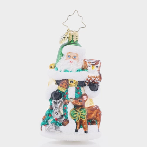 Woodland Friends Santa Gem