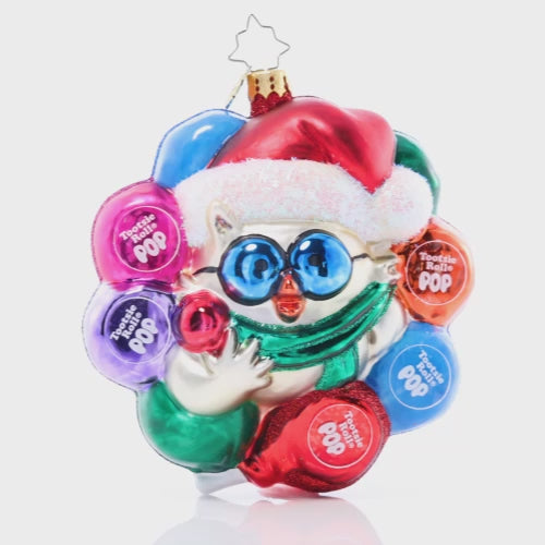 Mr. Owls Tootsie Pop Treat Wreath