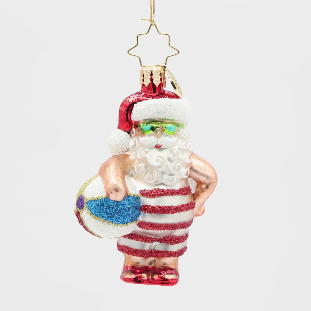 Santa Takes a Dip Gem