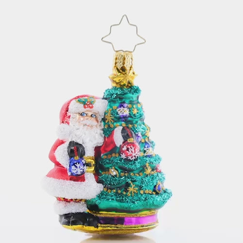 Deck The Halls Santa Gem