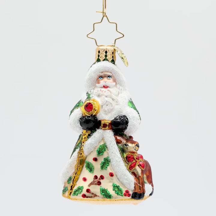 Deerly Beloved Santa Gem