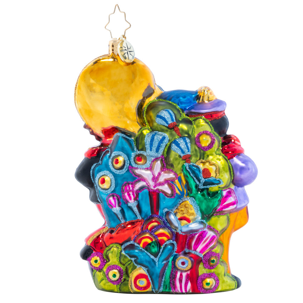 Back - Ornament Description - Four Man Imaginary Band: Gang's all here! The Fab Four are suited up and ready to defend Pepperland. Those Blue Meanies don't stand a chance against love-- or The Beatles' groovy tunes!