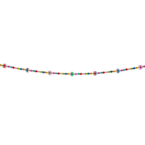 Garland/Trim Description - Christmas Confetti 1 Count 7' Garland